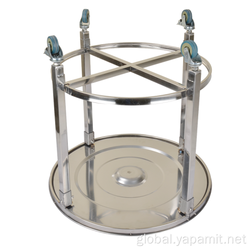 Kitchen Stainless Steel Trolley Round Stainless Steel Steamer Trolley Supplier